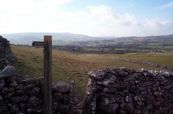 Wharfedale from the hill above Grassington