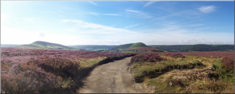 Looking back to Hawnby Hill and Easterside Hill