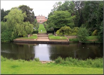 Newby hall from across the river Ure