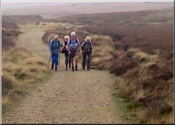 The four ladies from Devon who were walking the Coast to Coast route