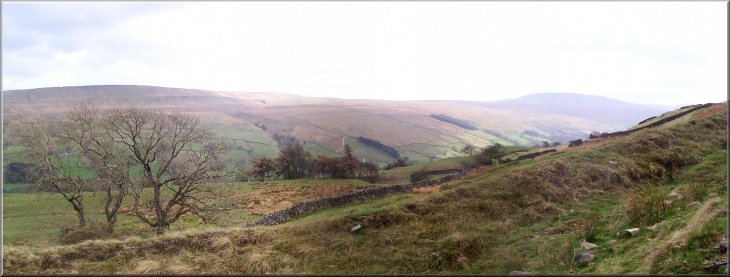 Looking up Coverdale to Little Whernside