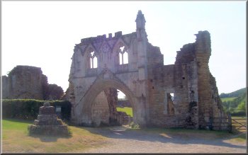The entrance to Kirkham Abbey