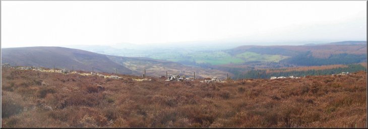Hazy view from the Cleveland way