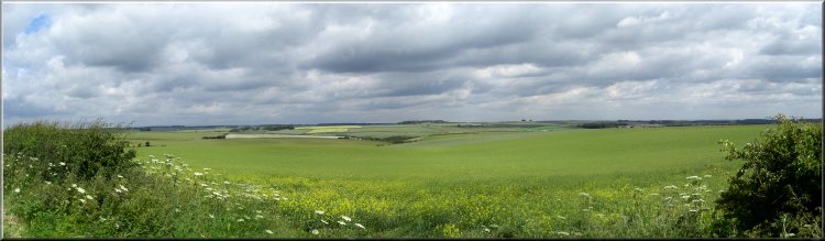 View from the Wolds Way between Market Weighton & Sancton