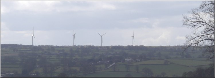 Wind turbines on the skyline - I like them!