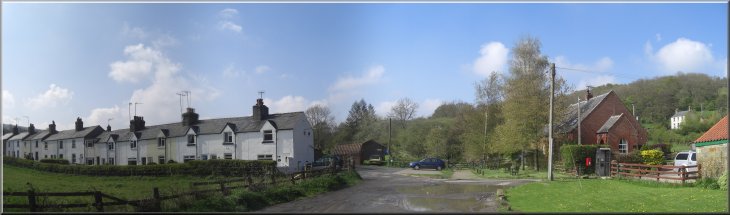 Esk Valley miners' cottages, a relic of the old ironstone industry 