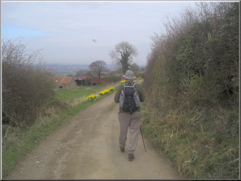 Leaving Osmotherley for Arncliffe wood on the Cleveland Way