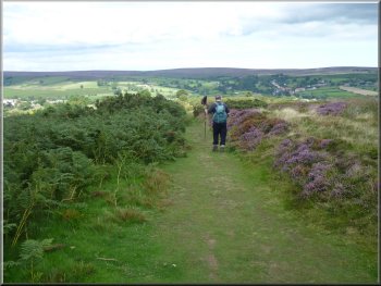 Path from Danby Rigg down to Ainthorpe