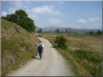 Lane out of Little Langdale to Great Langdale