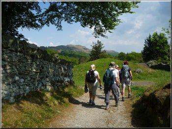 Following the track from Chapel Stile to Elterwater