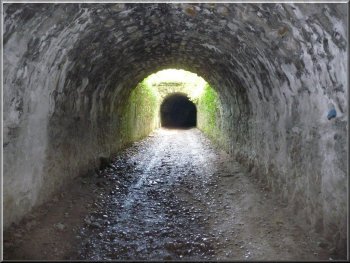 Thwaite Lane passes through a couple of tunnels near Clapham 