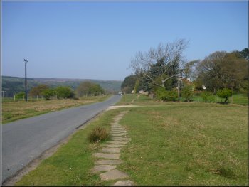 Old paved path leaving Goathland