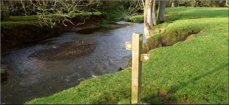 Site of the ford across the River Dove