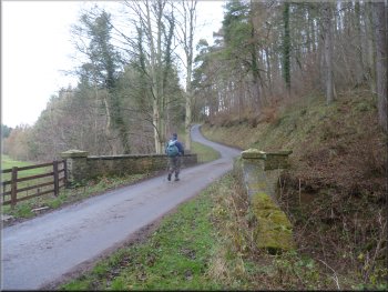 Access road to Lingmoor Farm