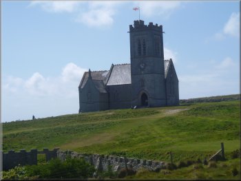 The church on Lundy Island