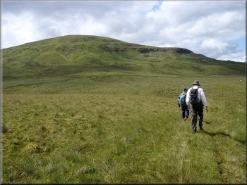 Setting out to climb High Pike Hill
