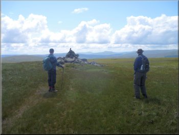 The summit cairn on Gregory Chapel