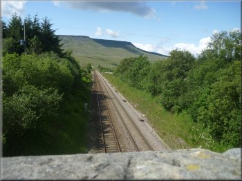 Crossing the Settle to Carlisle railway