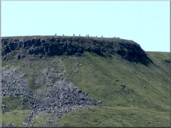 The "Stone Men" cairns on Wild Boar Fell