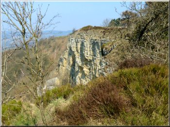 White Stone Cliff next to the Cleveland Way