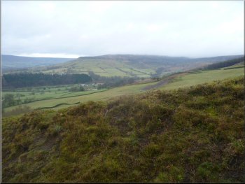 Looking across Farndale to Potter's Nab