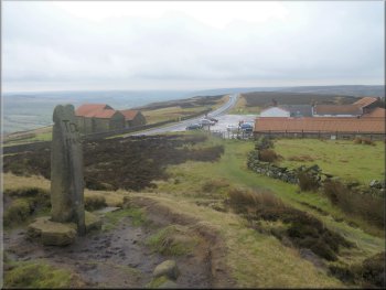 Looking back over the Lion Inn