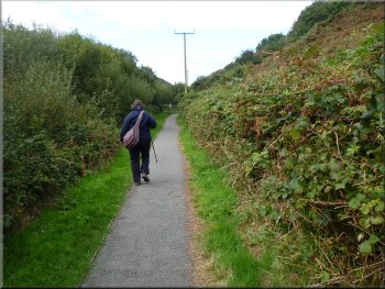 Wheelchair friendly path by-passing Dinas Island
