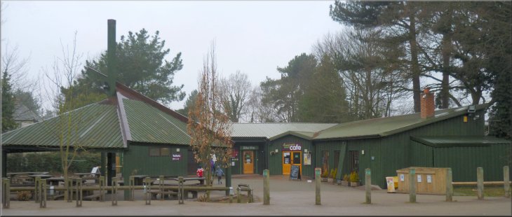 Our starting point at the visitor centre in the Delamere Forest at map ref. SJ547704