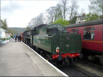 75029 - The Green Knight at Grosmont station