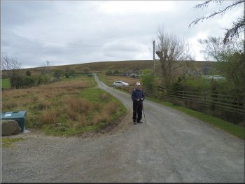 The access road at Green End