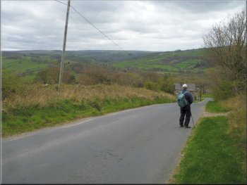The road down into Grosmont (1 in 3 gradient)