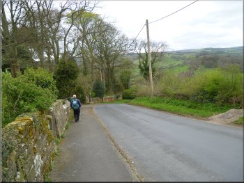 The road down into Grosmont (1 in 3 gradient)