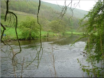 The River Wye by the car park
