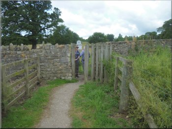 Gate into Studley Deer Park