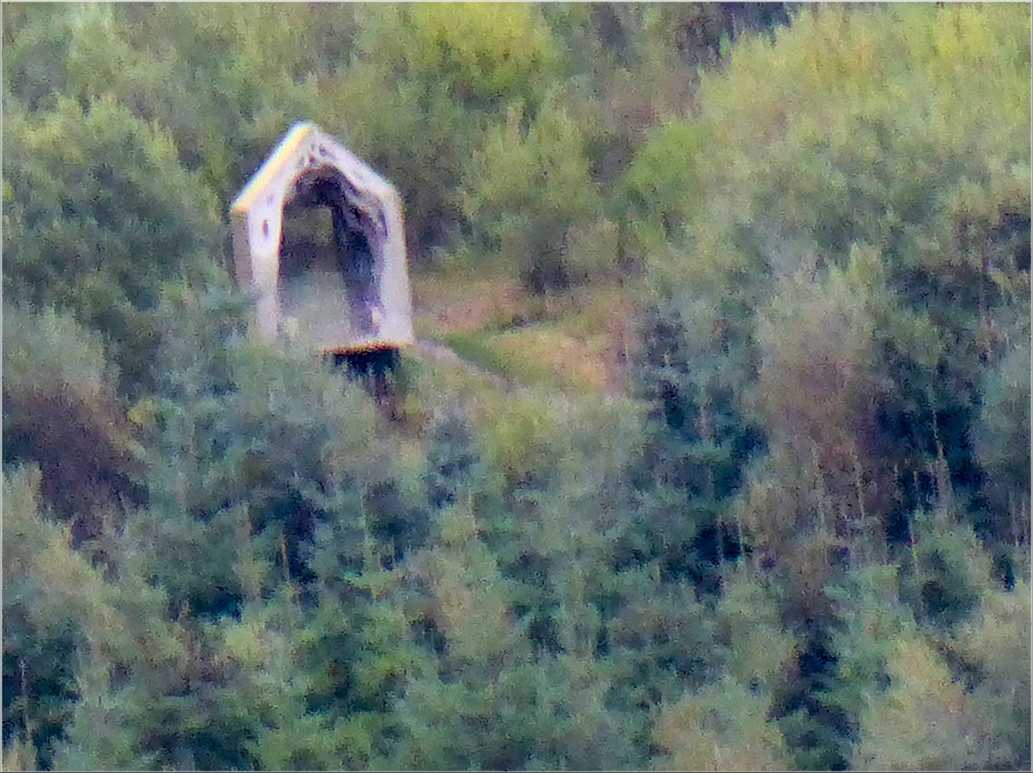 Freya's Cabin seen across the lake from Robin's Hut