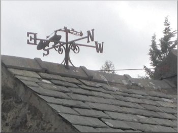 Weather vane by the side of Hampsfell Road