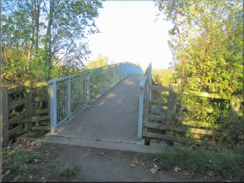 Steel footbridge over the Malton by-pass