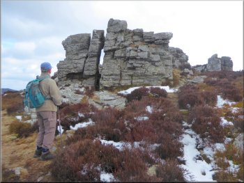 Another unnamed outcrop as we headed for the Devil's Chair