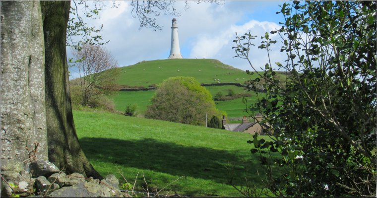 The Sir John Barrow Monument on Hoad Hill overlooking Ulverston
