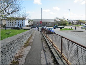 B5281 heading down to the junction with Quat Street (A590)