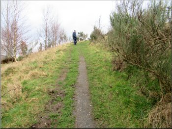 Path up to the site of the hill fort