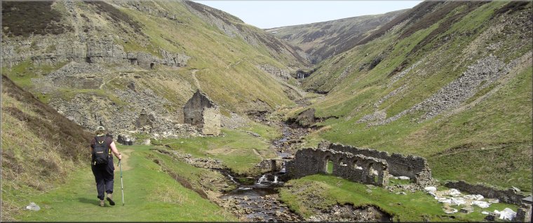 Relics of the lead mining era at the confluence of Blind Gill & Gunnerside Gill