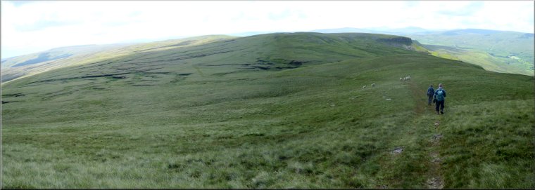 Looking down along the county boundary from High Seat to Gregory Chapel