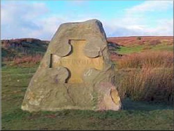 The millennium stone at Lastingham
