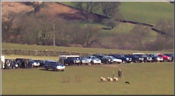 Sheepdog trial near Bolton Abbey