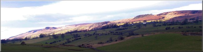 Halton Height to Embsay Crag in the evening sunshine