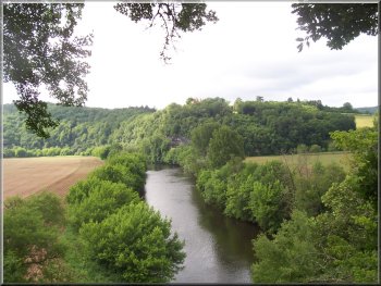 The River Vezere from La Madelaine