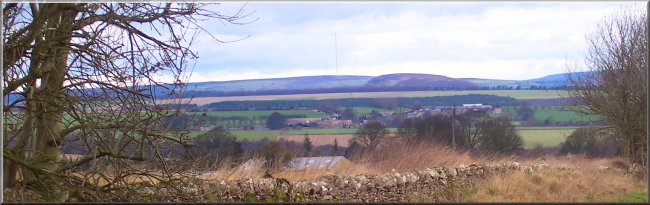 Looking over Old Byland to Hawnby Hill