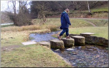 Stepping stones on the Cleveland Way