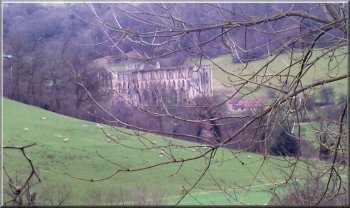 Rievaulx Abbey from the monks' trod